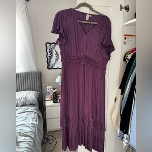 Joie Purple Midi Dress